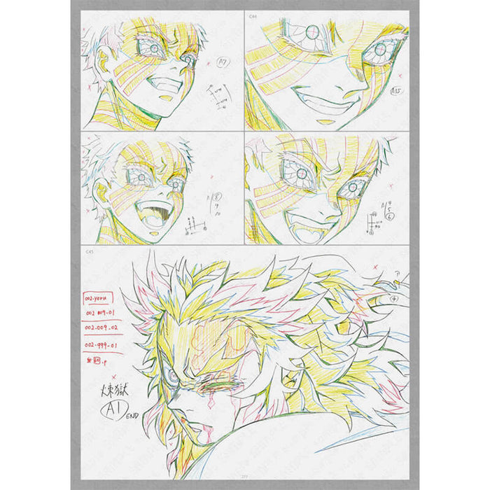 ARTBOOK DEMON SLAYER MUGEN TRAIN EDITION ANIMATION GENGA JAPANDCO 3c