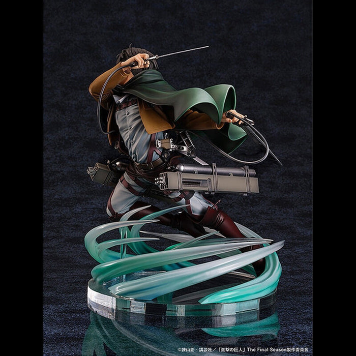 ATTACK ON TITAN - FIGURINE LEVI HUMANITY'S STRONGEST SOLDIER JAPANDCO 7c