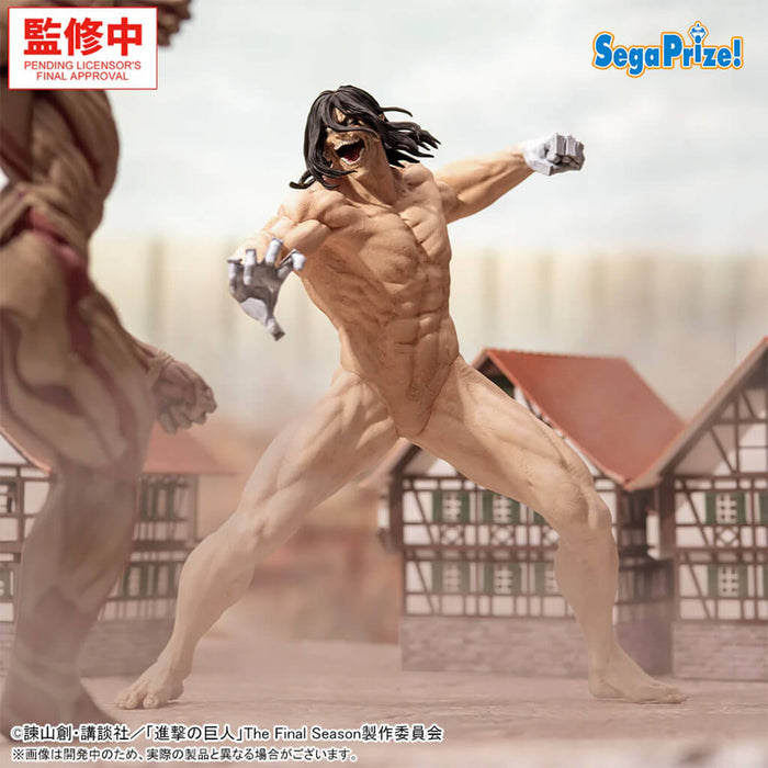 ATTACK ON TITAN - FIGURA EREN YEAGER (THE FINAL SEASON) TITAN VER. GIGANTIX
