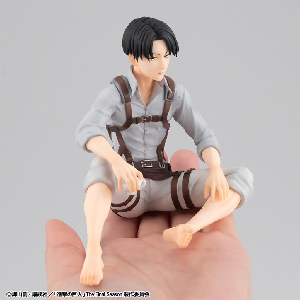 ATTACK ON TITAN - FIGURA LEVI ACKERMAN PALM SIZE GEM SERIES