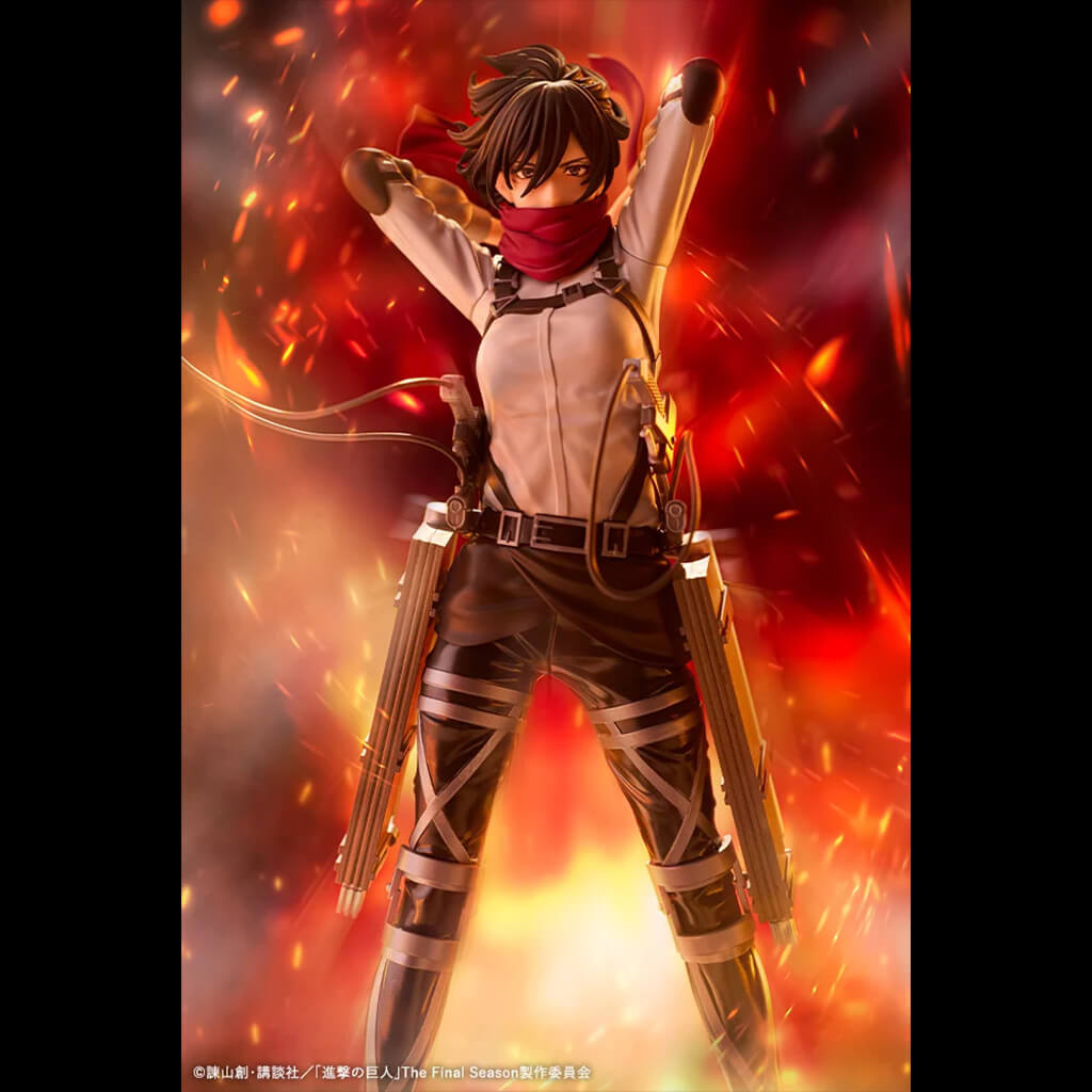 ATTACK ON TITAN - FIGURA MIKASA ACKERMAN (THE FINAL SEASON VER.) OSHI WORKS