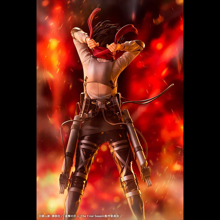 ATTACK ON TITAN - FIGURINE MIKASA ACKERMAN (THE FINAL SEASON VER.) OSHI WORKS