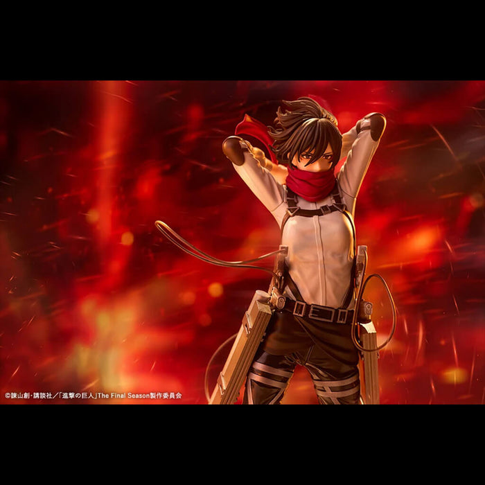 ATTACK ON TITAN - FIGURINE MIKASA ACKERMAN (THE FINAL SEASON VER.) OSHI WORKS