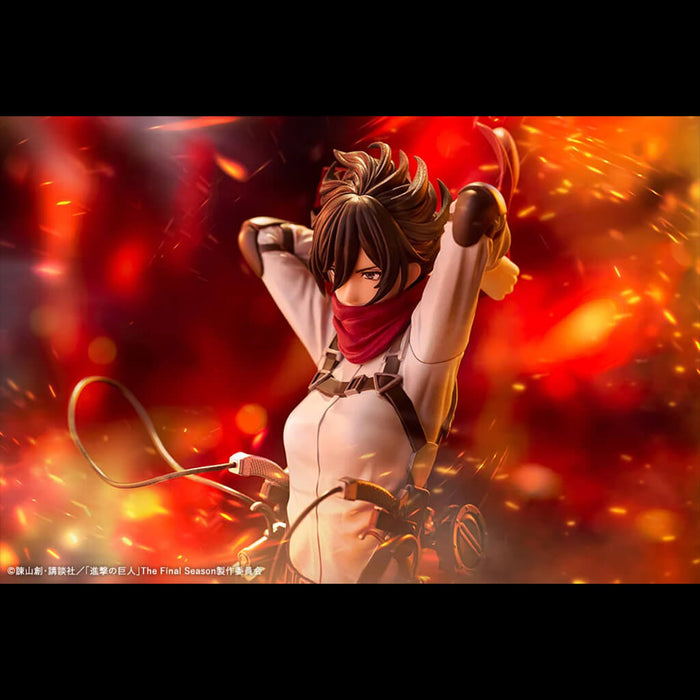 ATTACK ON TITAN - FIGURINE MIKASA ACKERMAN (THE FINAL SEASON VER.) OSHI WORKS