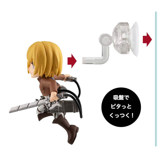ATTACK ON TITAN - FIGURES TOBIMAS ATTACK ON TITAN WITH COLOSSAL TITAN LIMITED STICKER (BOX 6 PCS)