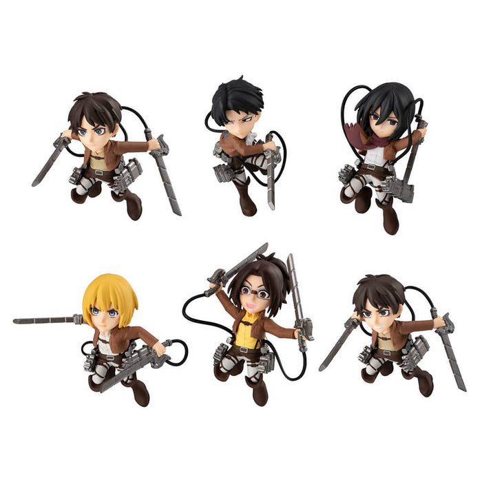 ATTACK ON TITAN - FIGURES TOBIMAS ATTACK ON TITAN WITH COLOSSAL TITAN LIMITED STICKER (BOX 6 PCS)