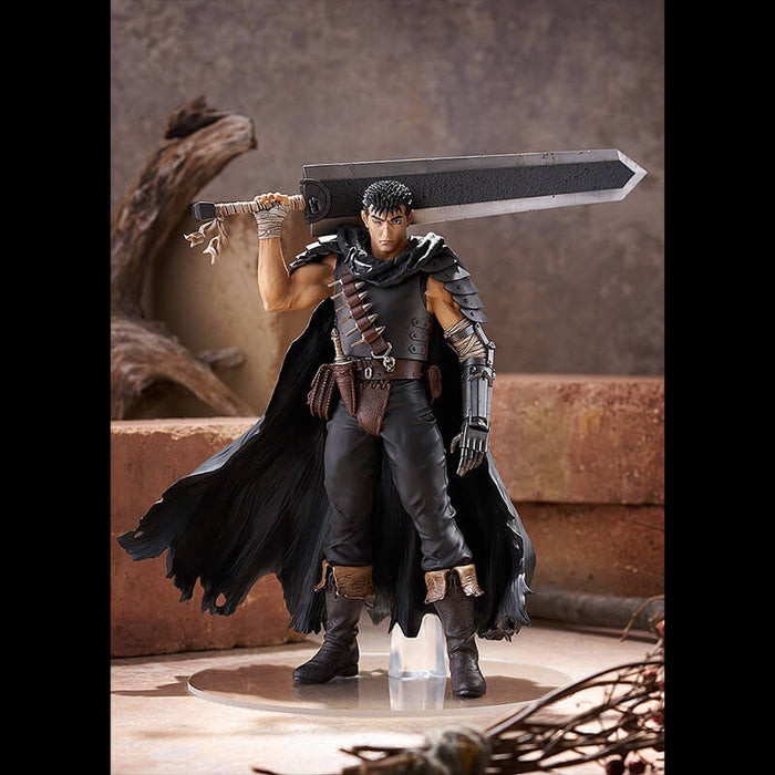 BERSERK - FIGURINE GUTS BLACK SWORDSMAN L SIZE POP UP PARADE