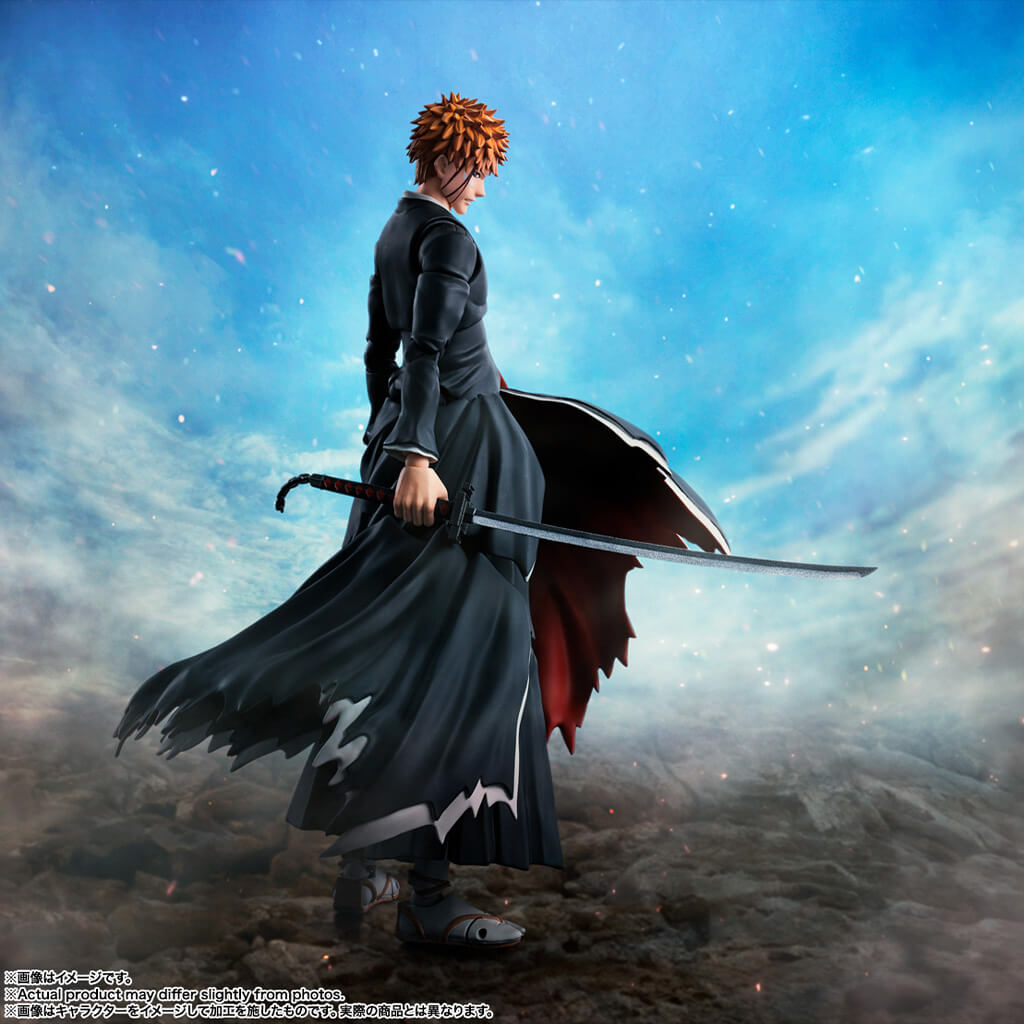 BLEACH - FIGURA ICHIGO KUROSAKI (GETSUGATENSHO) SH FIGUARTS