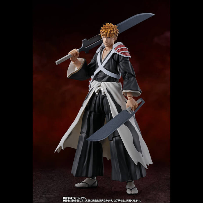 BLEACH: THOUSAND-YEAR BLOOD WAR - FIGURINE ICHIGO KUROSAKI DUALZANGETSU SH FIGUARTS