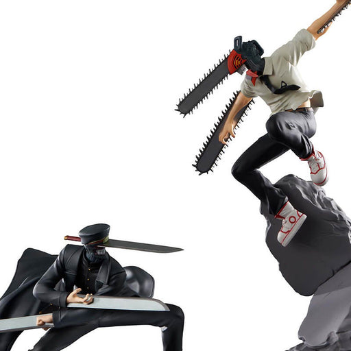 CHAINSAW MAN - FIGURINES SAMURAI SWORD & DENJI COMBINATION BATTLE JAPANDCO 2