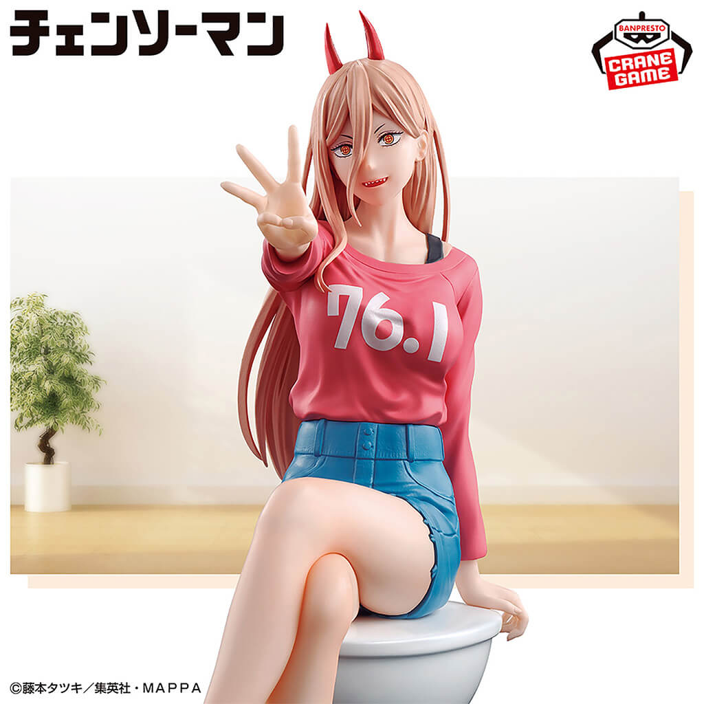 Chainsaw Man Motorcycle Figurine