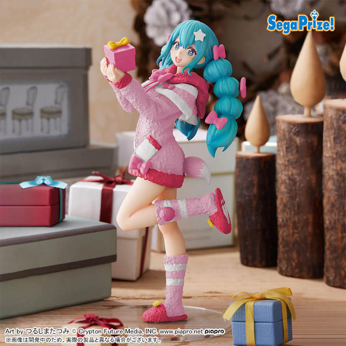 CHARACTER VOCAL SERIES 01 - FIGURINE HATSUNE MIKU MOKOMOKO CHRISTMAS VER. HIGH PREMIUM