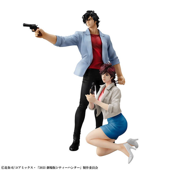 CITY HUNTER - FIGURINES RYO SAEBA & KAORI MAKIMURA GEM SERIES JAPANDCO 3c