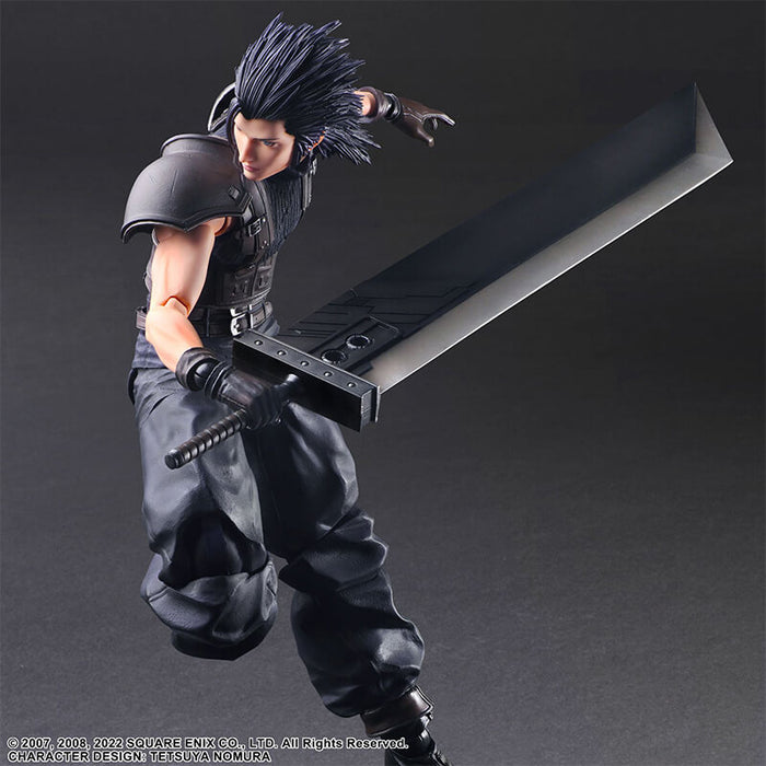 CRISIS CORE - FINAL FANTASY VII REUNION - FIGURINE ZACK FAIR SOLDIER 1ST CLASS PLAY ARTS KAI JAPANDCO 4c