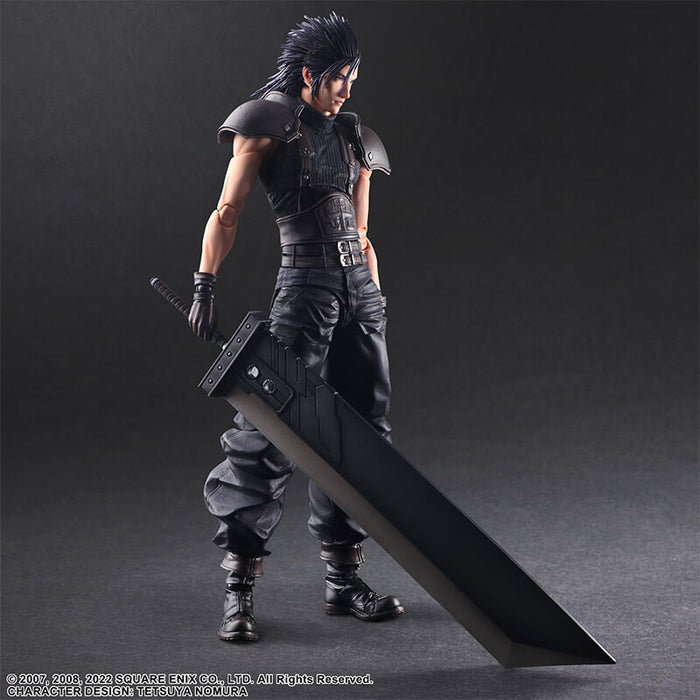 CRISIS CORE - FINAL FANTASY VII REUNION - FIGURINE ZACK FAIR SOLDIER 1ST CLASS PLAY ARTS KAI JAPANDCO 6c