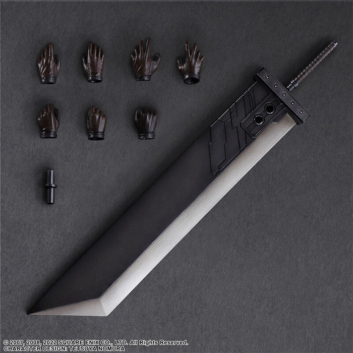 CRISIS CORE - FINAL FANTASY VII REUNION - FIGURINE ZACK FAIR SOLDIER 1ST CLASS PLAY ARTS KAI JAPANDCO 9c