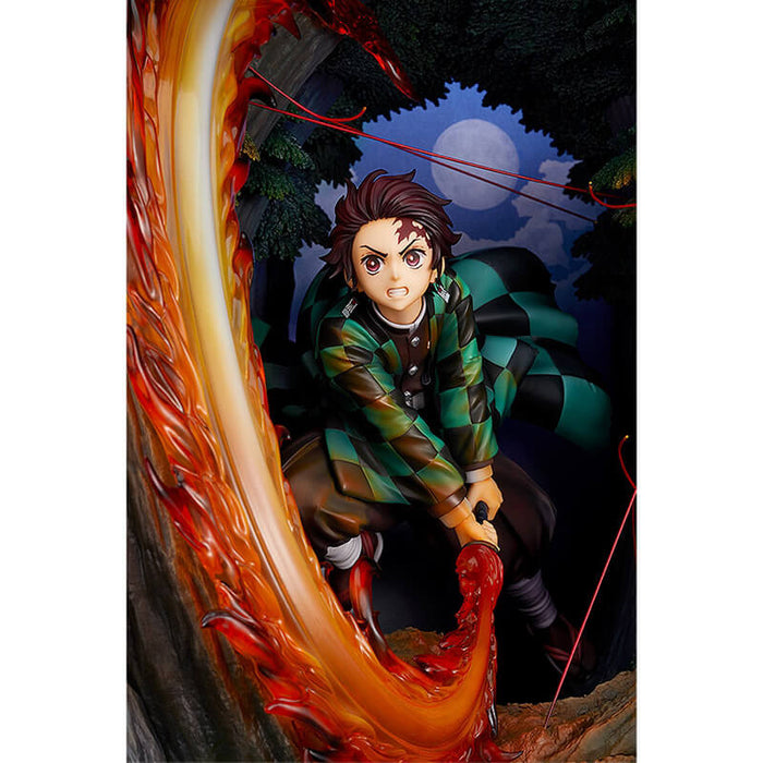 DEMON SLAYER &#8211; FIGURINE KAMADO TANJIRO HINOKAMI KAGURA KIMETSU NO YAIBA JAPANDCO 5c