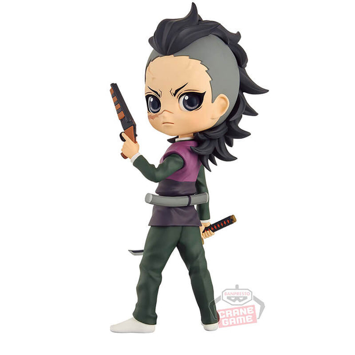 DEMON SLAYER - KIMETSU NO YAIBA - FIGURINE GENYA SHINAZUGAWA Q POSKET JAPANDCO 3c