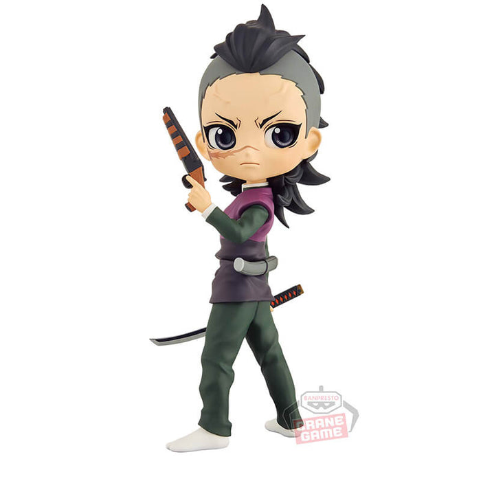 DEMON SLAYER - KIMETSU NO YAIBA - FIGURINE GENYA SHINAZUGAWA Q POSKET JAPANDCO 4c