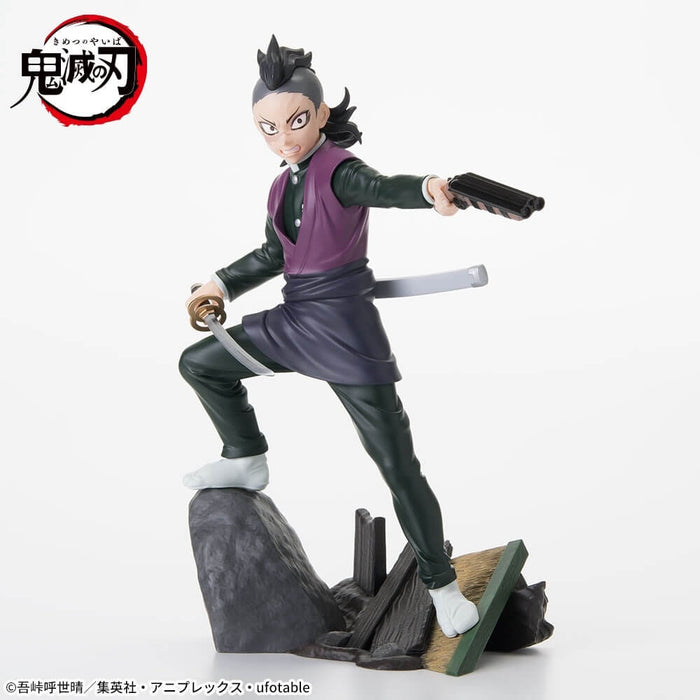 DEMON SLAYER - KIMETSU NO YAIBA - FIGURINE GENYA SHINAZUGAWA SWORDSMITH VILLAGE EDITION XROSS LINK JAPANDCO 3