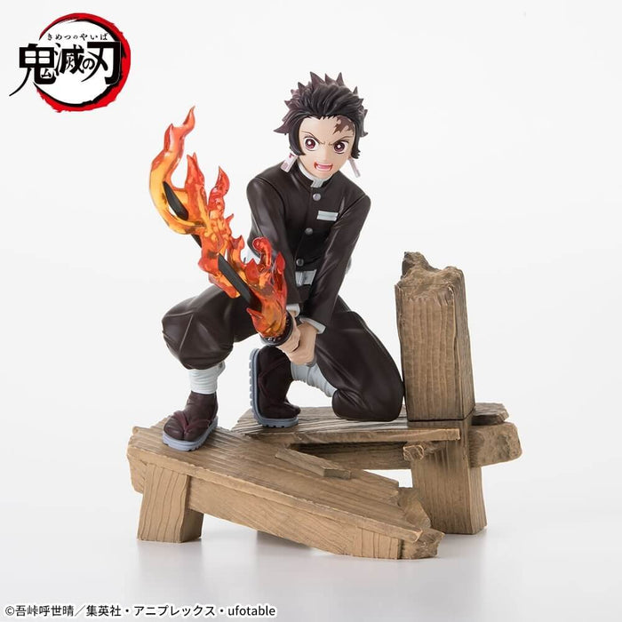 DEMON SLAYER - KIMETSU NO YAIBA - FIGURINE KAMADO TANJIRO SWORDSMITH VILLAGE EDITION XROSS LINK JAPANDCO 3