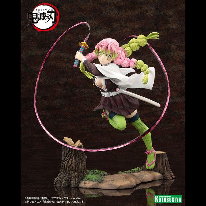 DEMON SLAYER - KIMETSU NO YAIBA - FIGURINE MITSURI KANROJI ARTFXJ JAPANDCO 3c