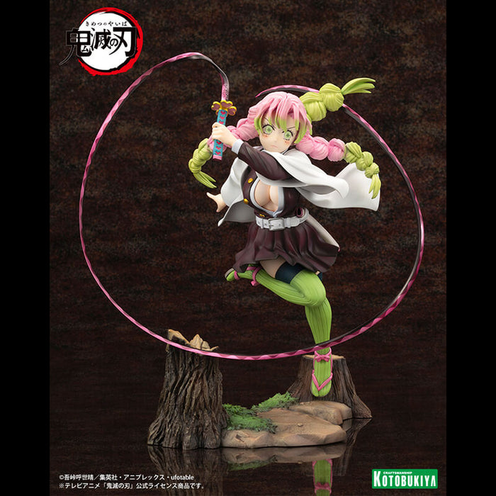 DEMON SLAYER - KIMETSU NO YAIBA - FIGURINE MITSURI KANROJI ARTFXJ JAPANDCO 4c