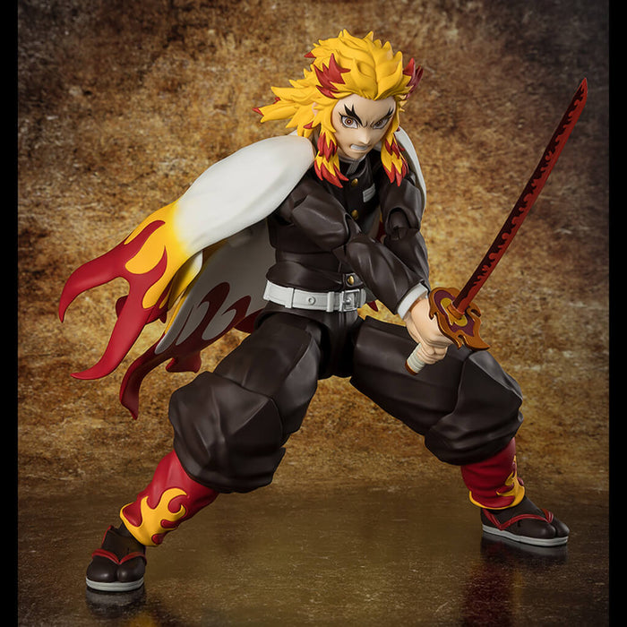 DEMON SLAYER - KIMETSU NO YAIBA - FIGURINE RENGOKU KYOJURO SH FIGUARTS JAPANDCO 5