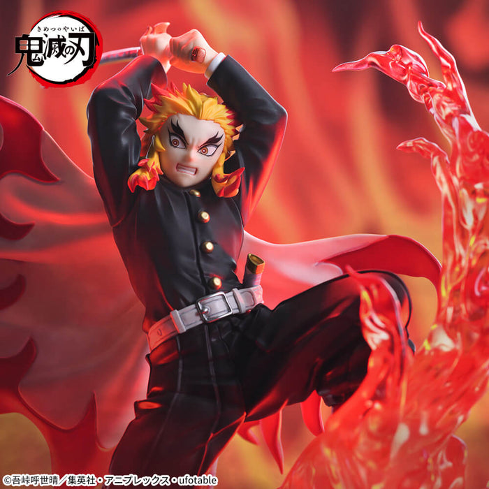 DEMON SLAYER - KIMETSU NO YAIBA - FIGURINE RENGOKU KYOJURO XROSS LINK JAPANDCO 2c