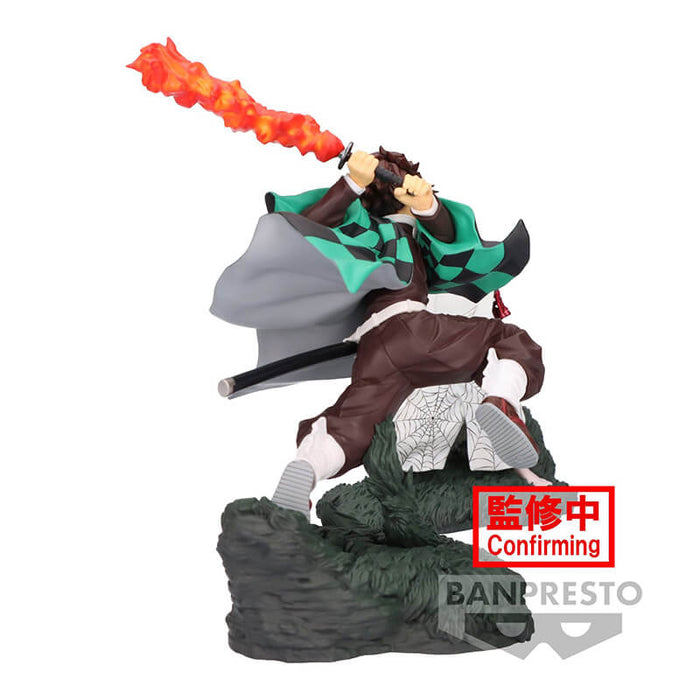 DEMON SLAYER - KIMETSU NO YAIBA - FIGURINES KAMADO TANJIRO & RUI COMBINATION BATTLE JAPANDCO 4