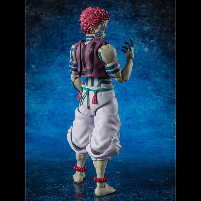 FIGURA DE AKAZA SH FIGUARTS DEMON SLAYER - KIMETSU NO YAIBA