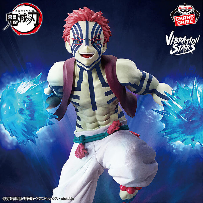 DEMON SLAYER - KIMETSU NO YAIBA - FIGURA AKAZA VIBRATION STARS PLUS