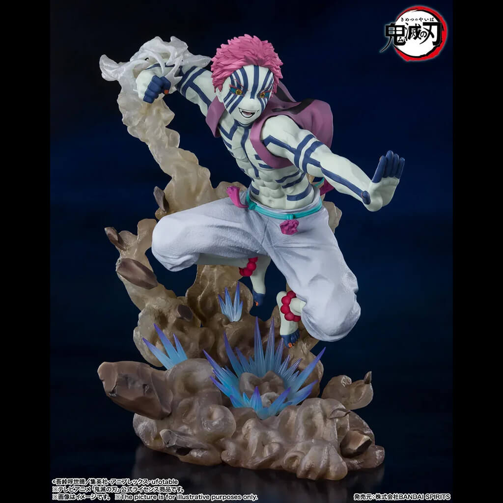 DEMON SLAYER - KIMETSU NO YAIBA - FIGURA AKAZA (UPPER THREE) FIGUARTS ZERO
