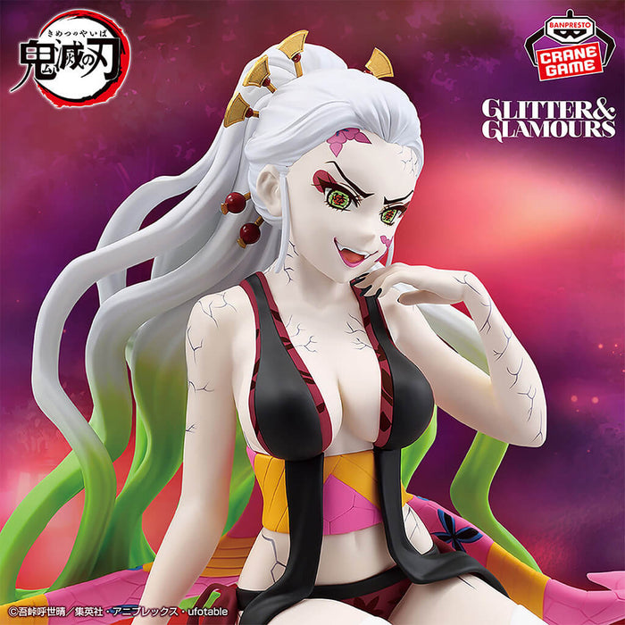 DEMON SLAYER - KIMETSU NO YAIBA - DAKI GLITTER Y FIGURA GLAMOROSA