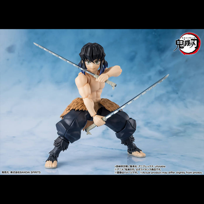 DEMON SLAYER - KIMETSU NO YAIBA - FIGURA INOSUKE HASHIBIRA SH FIGUARTS