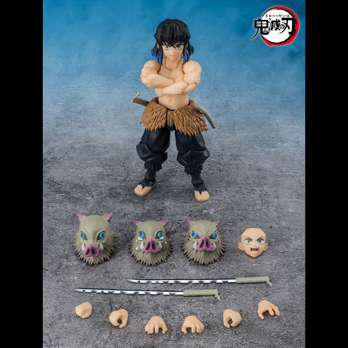 DEMON SLAYER - KIMETSU NO YAIBA - FIGURA INOSUKE HASHIBIRA SH FIGUARTS