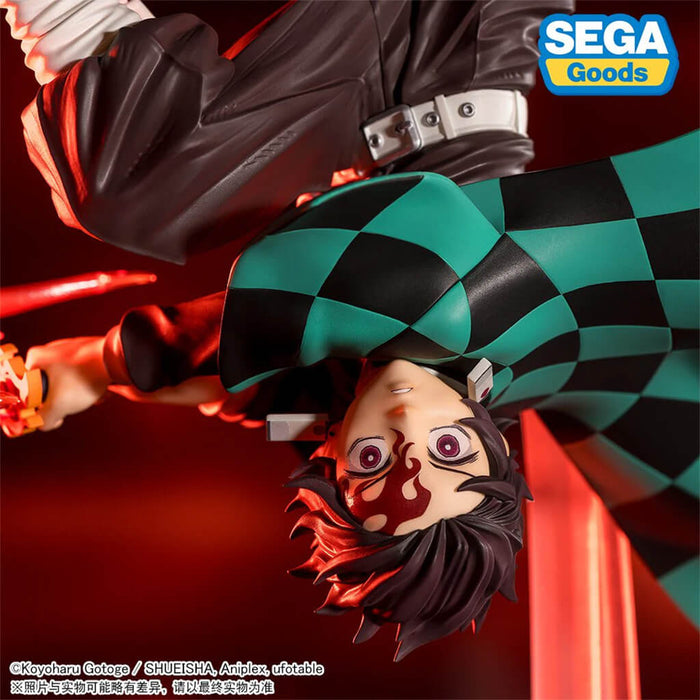 DEMON SLAYER - KIMETSU NO YAIBA - FIGURA KAMADO TANJIRO HINOKAMI KAGURA SETTING SUN TRANSFORMATION LUMINASTA