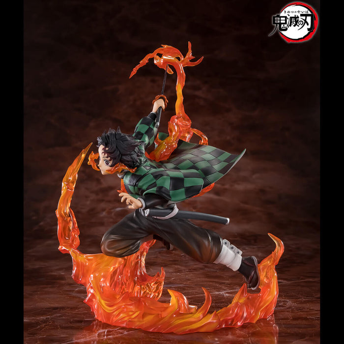 DEMON SLAYER - KIMETSU NO YAIBA - FIGURINE KAMADO TANJIRO (RENGOKU TSUBA VER.) FIGUARTS ZERO