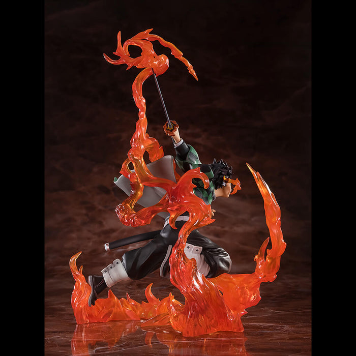 DEMON SLAYER - KIMETSU NO YAIBA - FIGURINE KAMADO TANJIRO (RENGOKU TSUBA VER.) FIGUARTS ZERO