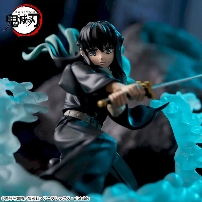 DEMON SLAYER - KIMETSU NO YAIBA - FIGURINE SANEMI, OBANAI & MUICHIRO (PILLAR TRAINING EDITION) XROSS LINK
