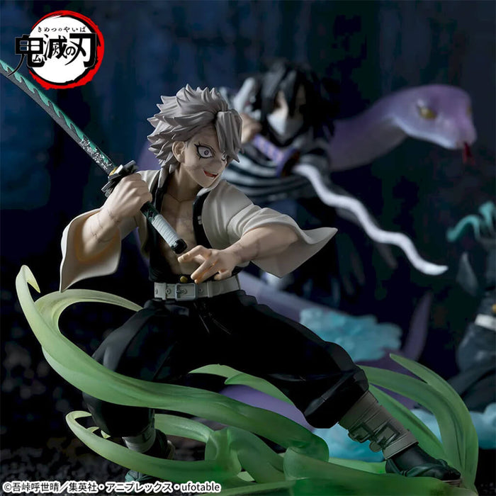 DEMON SLAYER - KIMETSU NO YAIBA - FIGURINE SANEMI, OBANAI & MUICHIRO (PILLAR TRAINING EDITION) XROSS LINK