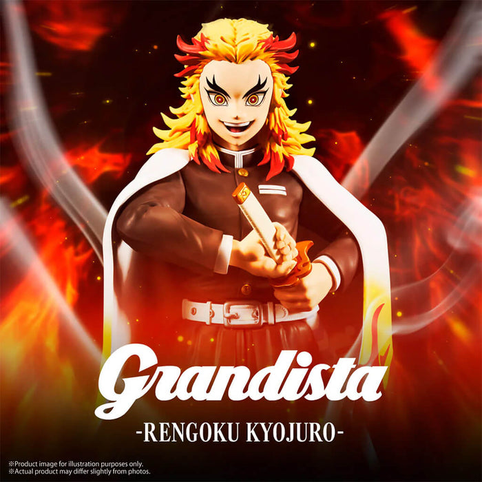 FIGURA GRANDISTA DE RENGOKU KYOJURO DEMON SLAYER - KIMETSU NO YAIBA