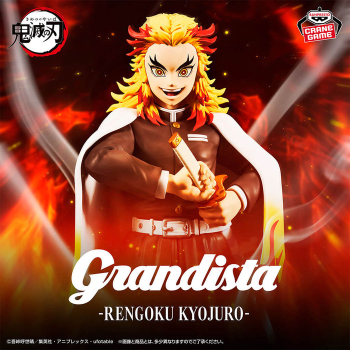 FIGURA GRANDISTA DE RENGOKU KYOJURO DEMON SLAYER - KIMETSU NO YAIBA