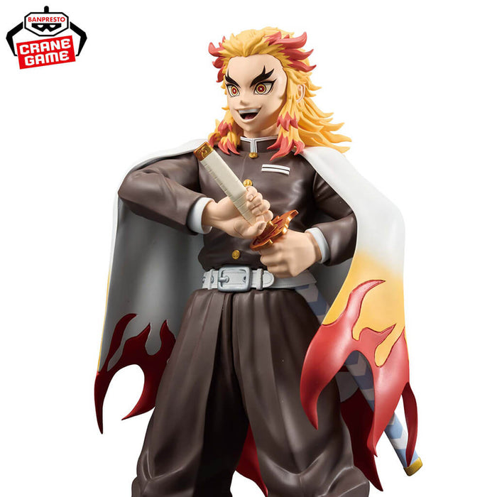 FIGURA GRANDISTA DE RENGOKU KYOJURO DEMON SLAYER - KIMETSU NO YAIBA