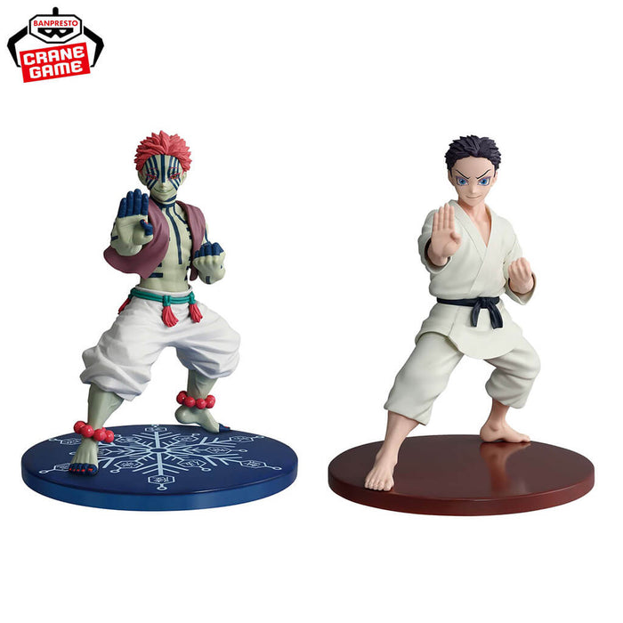 DEMON SLAYER - KIMETSU NO YAIBA - FIGURINES AKAZA & HAKUJI SOYAMA (AKAZA) VIBRATION STARS