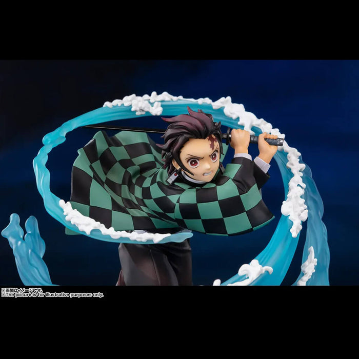 DEMON SLAYER - KIMETSU NO YAIBA - FIGURA TANJIRO KAMADO (WATER BREATHING) FIGUARTS ZERO