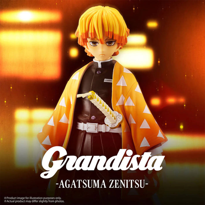 DEMON SLAYER - KIMETSU NO YAIBA - FIGURINE ZENITSU AGATSUMA GRANDISTA