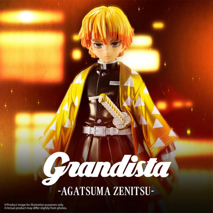 DEMON SLAYER - KIMETSU NO YAIBA - FIGURINE ZENITSU AGATSUMA (SPECIAL COLOR VER.) GRANDISTA