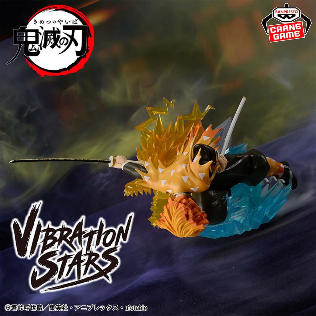 DEMON SLAYER - KIMETSU NO YAIBA - FIGURA ZENITSU AGATSUMA (VS KAIGAKU) VIBRATION STARS PLUS