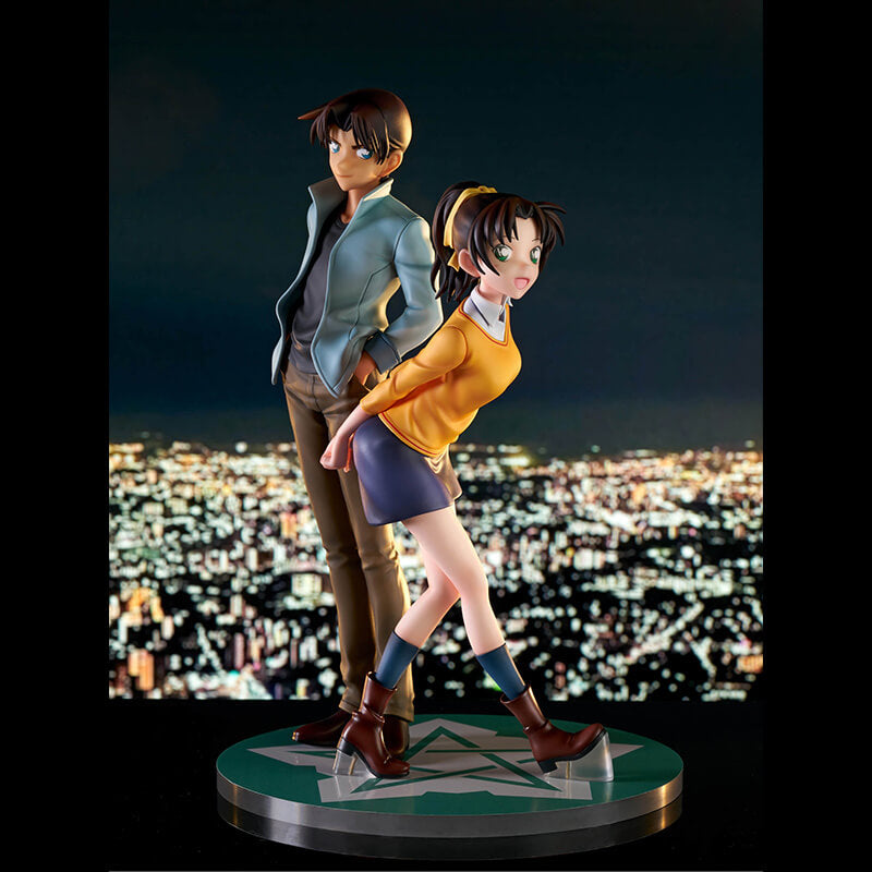 DETECTIVE CONAN - FIGURA HEIJI HATTORI & KAZUHA TOYAMA 1/7